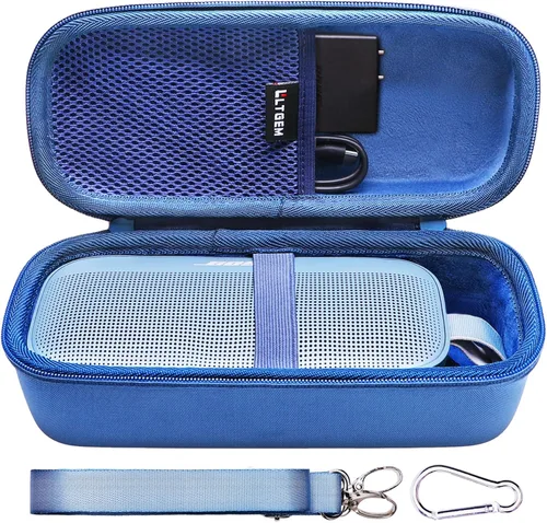 Miniatura 10 de LTGEM - Funda rígida compatible con Bose SoundLink Flex 2ª generación/SoundLink Flex altavoz portátil Bluetooth, negro (solo funda)