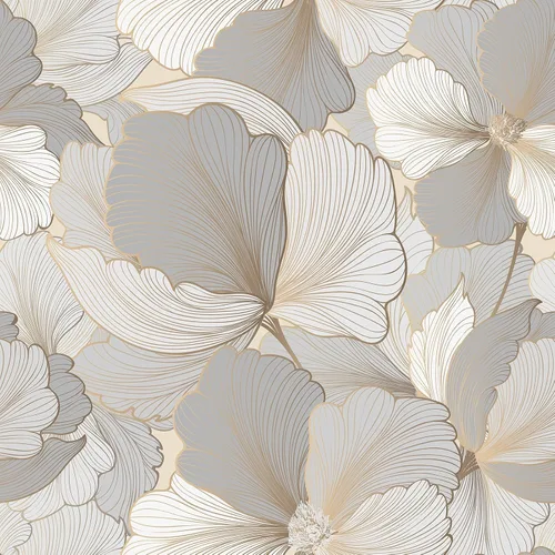 Papel tapiz de hojas de ginkgo para dormitorio, papel tapiz autoadhesivo con diseño floral de color gris dorado para dormitorio, papel de contacto