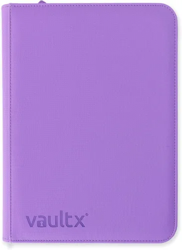 Miniatura 6 de Vault X Carpeta de 9 bolsillos con cremallera para tarjetas, 360 tarjetas, material de álbum Exo-Tec premium, 20 páginas de carga lateral, carpeta
