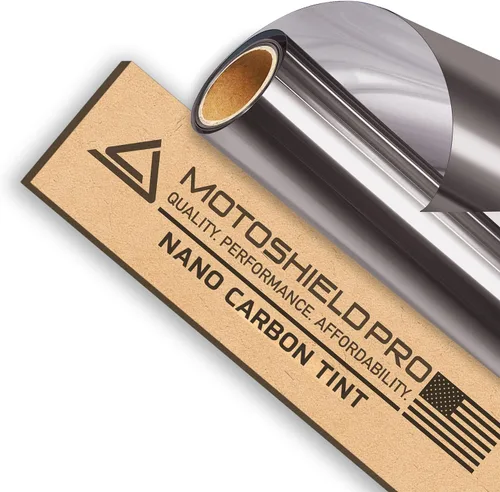 Miniatura 13 de DIY-MotoShield Pro Tinte de carbono prémium (25% VLT) Rollo de 40 pulgadas x 100 pies Película profesional para ventana de automóvil, reduce