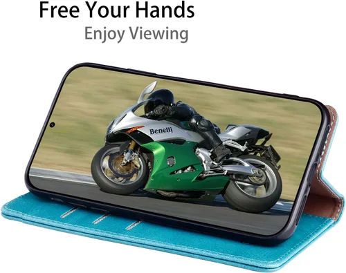 Miniatura 7 de SUANPOT - Funda de piel para Samsung Galaxy S20 FE con bloqueo RFID, soporte para tarjetas de crédito, funda tipo cartera con tapa a prueba
