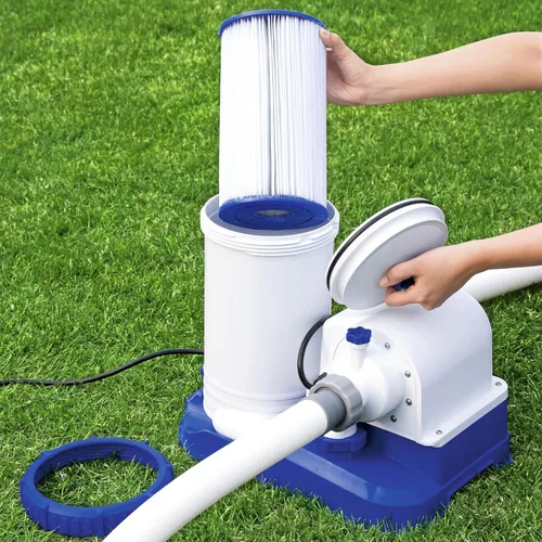 Miniatura 4 de Bestway Flowclear Filtro de cartucho de repuesto tipo IV o tipo B para piscina sobre el suelo con bomba de filtro de 2500 galones por hora