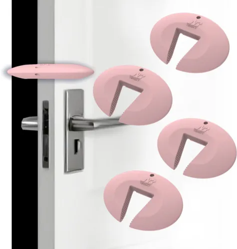 Miniatura 16 de Neobay Protector de Puerta contra Pellizcos y Tope para Puertas, Protector de Puerta de Silicona Duradera contra Pellizcos de Dedos, Previene Blanco