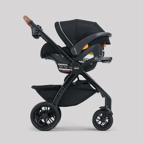 Miniatura 3 de Sistema de viaje Chicco Bravo Primo ClearTex Trio, cochecito plegable Chicco Bravo Primo con asiento de automóvil infantil Chicco KeyFit Max Zip