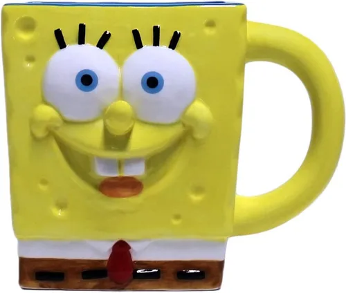 Miniatura 12 de Silver Buffalo - Taza de cerámica esculpida en 3D de 20 onzas, con diseño de Alicia en el país de las maravillas de Disney Cheshire Cat
