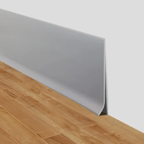 Miniatura 9 de LSGCQ Moldura flexible para zócalo de 4 pulgadas x 20 pies, base de pared de vinilo autoadhesivo para despegar y pegar, base de goma para moldura