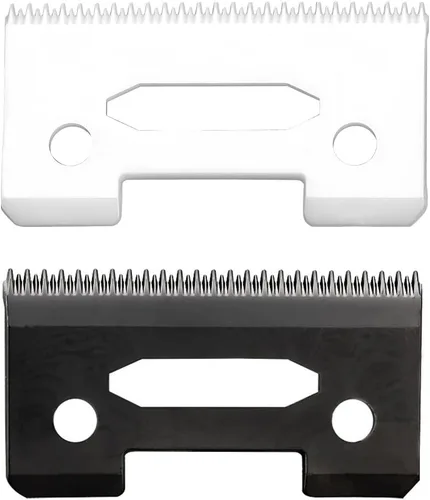 Cuchilla de repuesto profesional de cerámica, dientes escalonados, 2 agujeros, precisión ajustable, cortapelos para Wahl Clippers, Wahl 5-Star