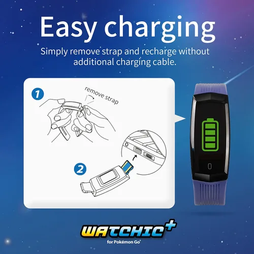 Miniatura 7 de Brook Pocket Auto Catch Watchic Plus - Atrapasador automático de cuentas duales, IPX7 impermeable, pantalla a color de 0.96 pulgadas, para Pocket