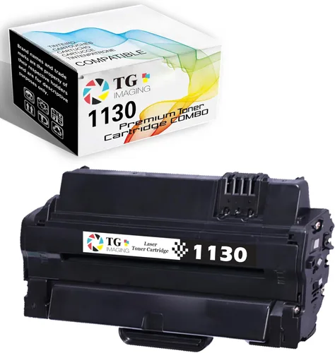 Cartucho de tóner compatible 1135n de repuesto para impresora Dell 1130 1130n 1133 1135 (1 paquete, negro, 330-9523, 7H53W)
