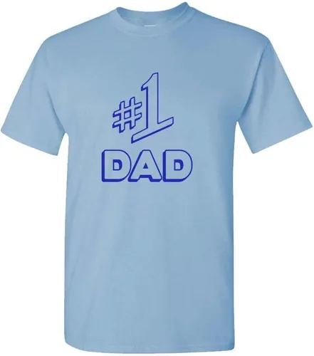 Camiseta número 1 para papá, hijo e hija, para el día del padre, divertidas camisetas para el día del padre para hombre