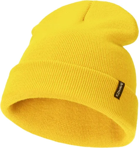 Miniatura 19 de Gorros de lana para mujeres y hombres, unisex, de punto suave, con puños, diseño de calavera, elástico, color sólido, sombreros de invierno