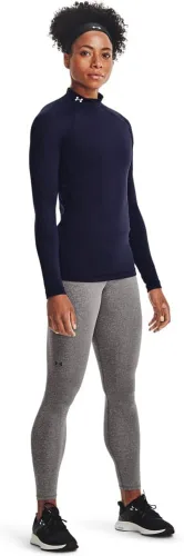 Miniatura 5 de Under Armour ColdGear Authentics - Camiseta de cuello alto falso para mujer