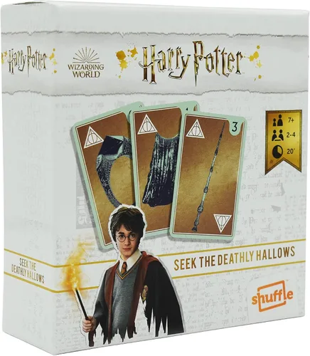 Shuffle Harry Potter, tarjeta de búsqueda de las Reliquias de la Muerte, divertido juego de estrategia, para 2-4 jugadores, regalo para niños
