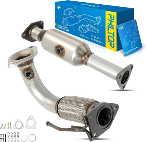 Miniatura 51 de PHILTOP Kit de convertidor catalítico de alto flujo apto para 2001-2005 Civic 1.7L DX/GX/HX/LX/LX Special Edition/Value Package (modelos execept EX)