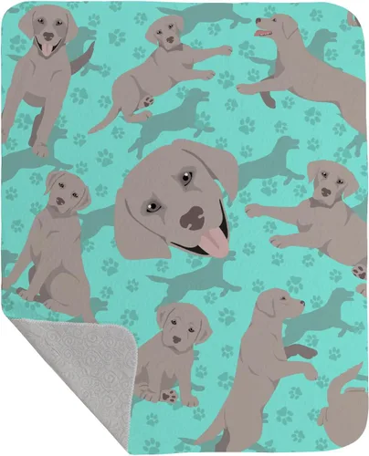 Miniatura 63 de Caroline's Treasures MLM1042LQB Airedale Terrier - Manta acolchada de 50 x 60 pulgadas, diseño de ilustraciones para cama, sofá, suave y ligera
