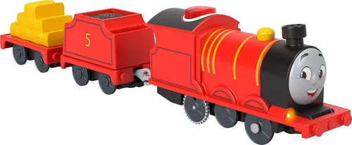 Miniatura 8 de Thomas & Friends Tren de Juguete Motorizado Motor Parlante Whiff con Sonidos y Frases y Vagón de Carga para Juego de Simulación Preescolar