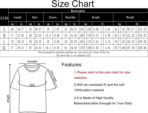 Miniatura 6 de Wrenpies Camisetas de gran tamaño para mujer, estilo vintage, básicas, estilo novio, holgadas, holgadas, estilo grunge, de algodón lavado ácido