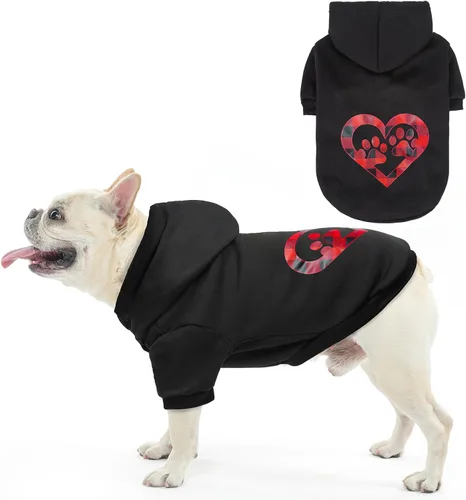 Miniatura 14 de SCENEREAL Sudadera de seguridad con capucha para perros grandes, medianos y pequeños, para niños y niñas, disfraz de perro suave con agujero para #1