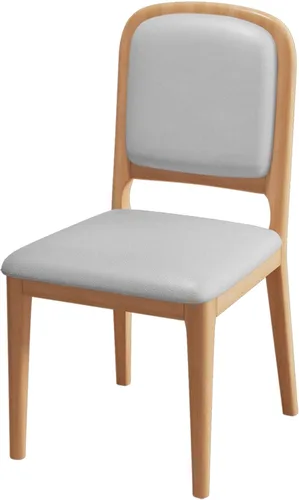 Miniatura 41 de Solid Wood Dining Room Chairs Minimalist,Kitchen Chairs with Soft Padded Back,Living Room Chair for Office Reading,Wood Frame,Armless Vanity