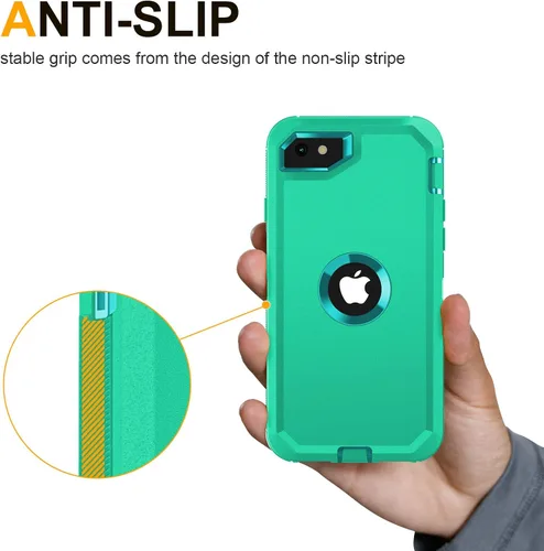 Miniatura 6 de jaroco Fundas para Dedos para Funda de iPhone SE, Nanofibras Superconductoras de 0.15mm, Sensación Suave, Antisudor con Funda de Teléfono