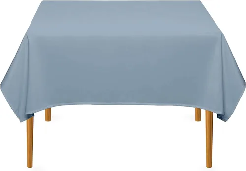 Miniatura 127 de Pomp Mantel Premium de Poliéster de 60" x 84" en Color Amarillo Plátano Tela Fácil de Cuidar, Resistente a Arrugas y Manchas Para Mesa Banana