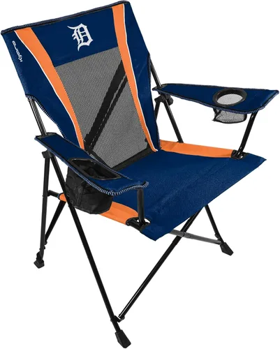 Miniatura 35 de Kijaro Dual Lock Pro, Silla plegable para fanáticos de deportes, 26" L x 35.5" W x 37" H, Carolina Panthers