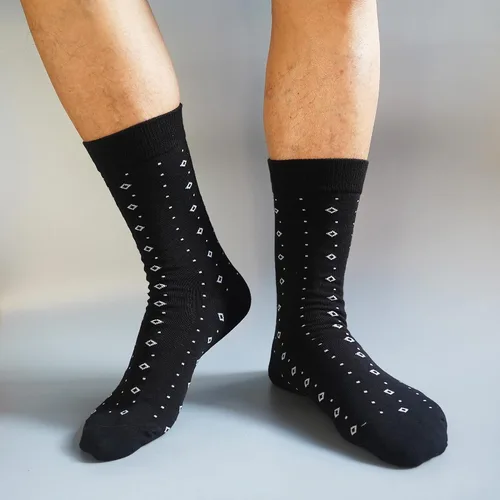 Miniatura 51 de TOEJYJ Calcetines de vestir divertidos para hombre, paquete de calcetines casuales divertidos, coloridos calcetines de algodón a rayas, talla 10-13