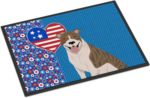 Miniatura 149 de Caroline's Treasures WDK5119JMAT Airedale Terrier USA - Tapete para interiores o exteriores, 24 x 36 pulgadas, tapete para puerta delantera