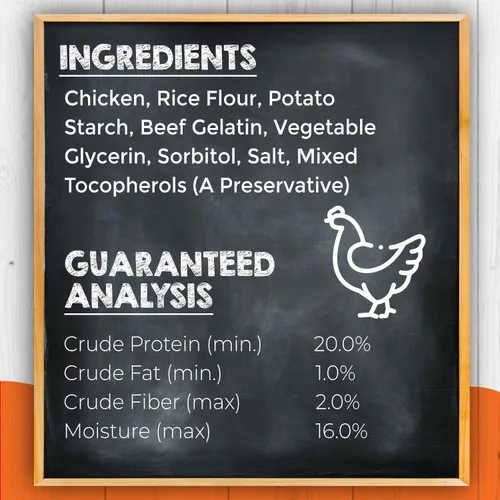 Miniatura 4 de Canine Naturals IrresistiBONES - Masticable de pollo de larga duración, hecho de pollo criado en Estados Unidos, con un revestimiento de carne real