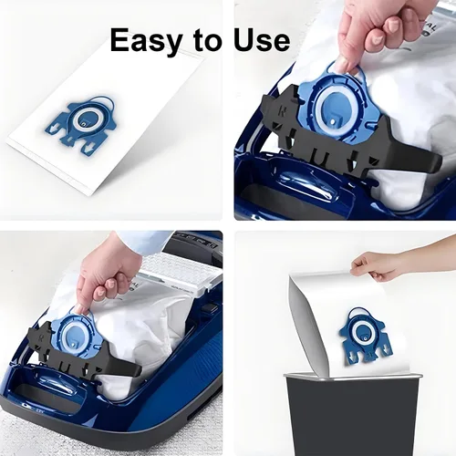 Miniatura 5 de Paquete de 12 bolsas 3D Airclean compatibles con Miele 3D GN bolsas de aspiradora completas C2 C3, Classic C1, S8, S5, S2, S227/S240 S270/S280 S400