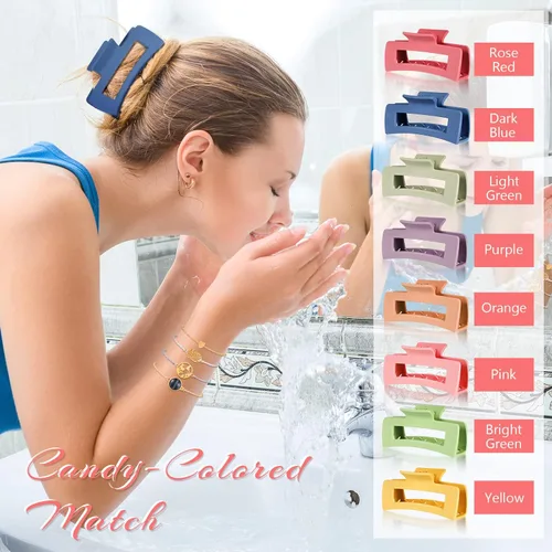 Miniatura 5 de 49 pulseras de amistad con ondas de surfista, gargantilla en capas, accesorios de clip cuadrado para el cabello para mujer