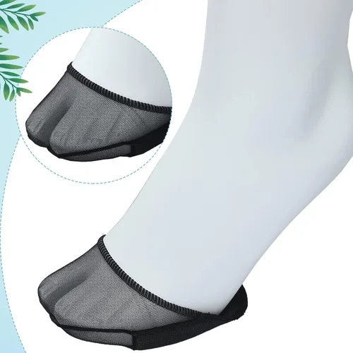 Miniatura 6 de 10 pares de calcetines para mujer con almohadillas acolchadas, almohadillas para el antepié, cojines medios calcetines, protectores antideslizantes