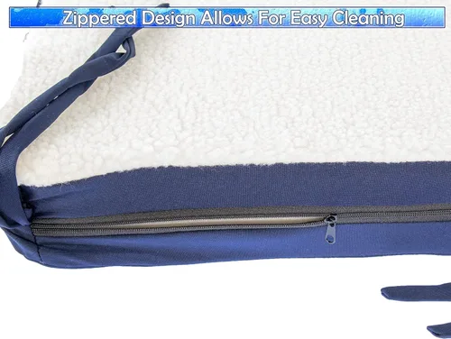 Miniatura 4 de 5 STAR SUPER DEALS Cojín ortopédico de espuma viscoelástica de gel prémium para silla de oficina, automóvil, silla de ruedas y más, visto