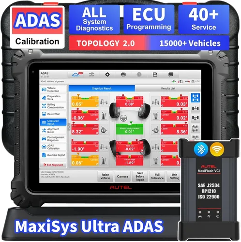 Autel MaxiSys Ultra ADAS, herramienta de diagnóstico de escaneo inteligente superior 2025 con software de calibración del sistema ADAS,