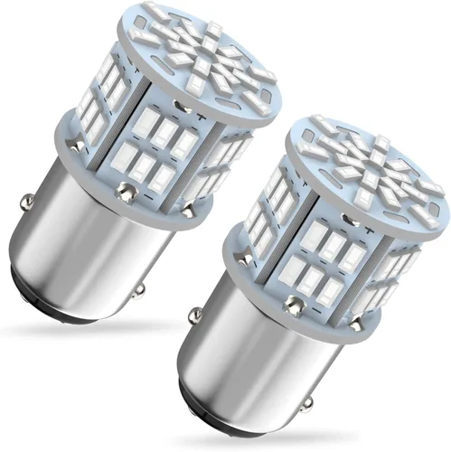 Miniatura 7 de Bombilla LED ámbar 1157, 12V-24V 1157 7528 2357 2057 BAY15D Bombilla LED de repuesto para luz de freno, luz trasera para automóvil, caravana