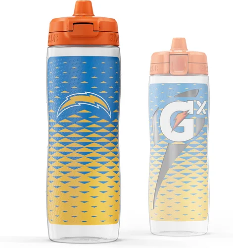 Miniatura 29 de Gatorade Gx NFL - Botellas antideslizantes para apretar, 30 onzas líquidas, sistema de hidratación Gx