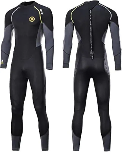 Miniatura 2 de ZCCO Traje de neopreno ultra elástico de 0.118 pulgadas (0.118 in), traje de buceo de cuerpo completo con cremallera trasera, una pieza