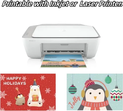 Miniatura 5 de Baisunt Paquete de 25 tarjetas de cartulina negra de 4 x 6 pulgadas en blanco grueso de 92 libras para hacer tarjetas de felicitación, tarjetas