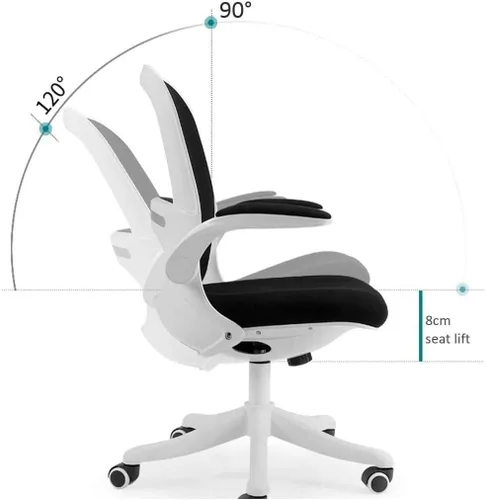 Miniatura 3 de Silla de computadora para el hogar para trabajar en una silla de oficina, miembro del personal, silla de red elevadora giratoria para elevación