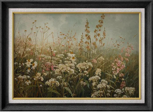 Miniatura 220 de MUDECOR Lienzo enmarcado prémium para pared, pinos nevados en bosque de invierno, ilustraciones modernas, arte contemporáneo, escénico, divertido