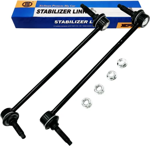 Miniatura 25 de K750188 K750189 Kit de enlace de extremo de barra estabilizadora de suspensión delantera, 2 piezas de repuesto automotriz izquierda derecha