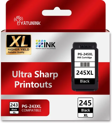 Cartucho de tinta 245XL compatible con Canon 245XL tinta negra