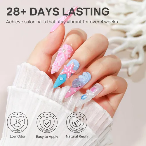 Miniatura 5 de MIZHSE Gel 3D de 1.06 oz para arte de uñas, gel transparente para esculpir uñas UV LED Soak Off Gel con lápiz de arte de uñas, diseño de uñas