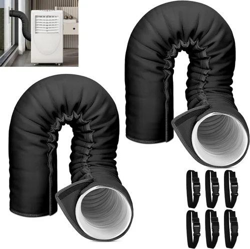 Miniatura 8 de Funda aislante para manguera de aire acondicionado portátil, cubierta aislante para manguera de aire acondicionado portátil, se ajusta a manguera