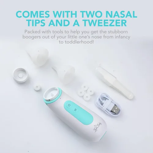 Miniatura 3 de Aspirador nasal eléctrico para bebés, máquina de succión de nariz para recién nacidos, niños y adultos, aspiradora automática de mocos Booger