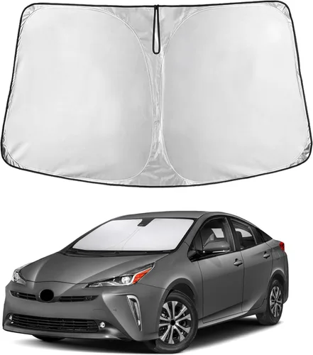 Miniatura 30 de Econour Parasol para parabrisas compatible con Honda Civic 2016-2021, protector de parasol plegable para ventana, bloquea los rayos UV y mantiene tu