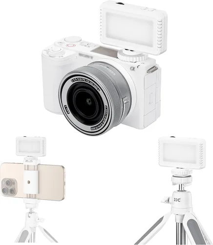 Miniatura 10 de Kiwifotos Mini luz de video LED para Sony ZV-1F ZV1F ZV-1 II ZV1 ZV-E10 II ZVE10 Canon PowerShot V1 EOS R50 V y más cámaras, accesorios de flash