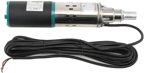 Miniatura 6 de Kit de bomba sumergible solar de 200 W, bomba de mano de pozo de agua profunda de 12 V CC, energía alternativa alimentada por energía solar con Negro
