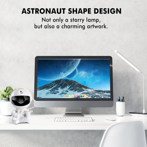 Miniatura 3 de Proyector de estrellas de astronauta, luz nocturna para niños, luz de proyector de nebulosa. Proyector de galaxia para dormitorio, sala