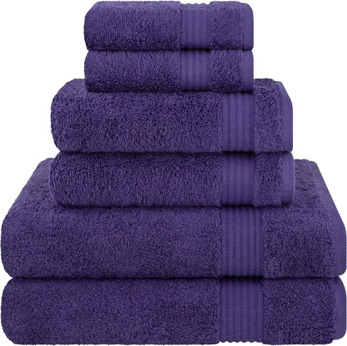 Miniatura 99 de Cotton Paradise 4 piezas de toallas turcas para baño, juego de toallas extra grandes suaves y afelpadas para baño, color beige